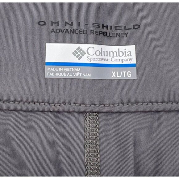 Columbia Omni-Shield Gray Outdoor Skirt XL Adjustable Drawstring Hem Nylon - Picture 3 of 5